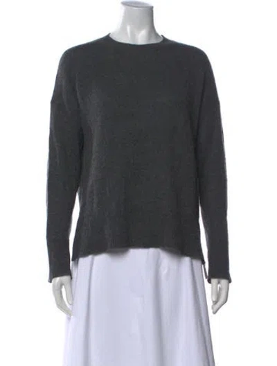 Pre-owned Theory Cashmere Crew Neck Sweater In Grey