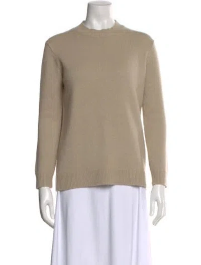 Pre-owned Theory Cashmere Crew Neck Sweater In Neutral
