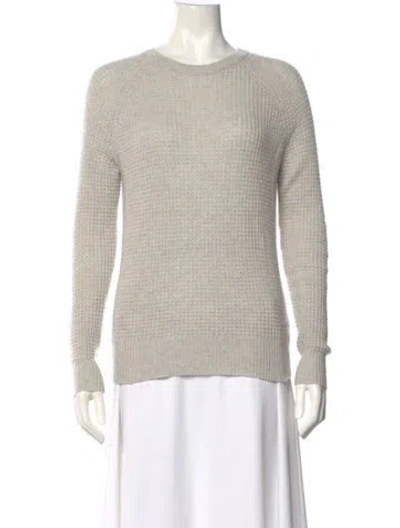 Pre-owned Theory Cashmere Crew Neck Sweater In Neutral