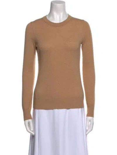 Pre-owned Theory Cashmere Crew Neck Sweater In Neutral