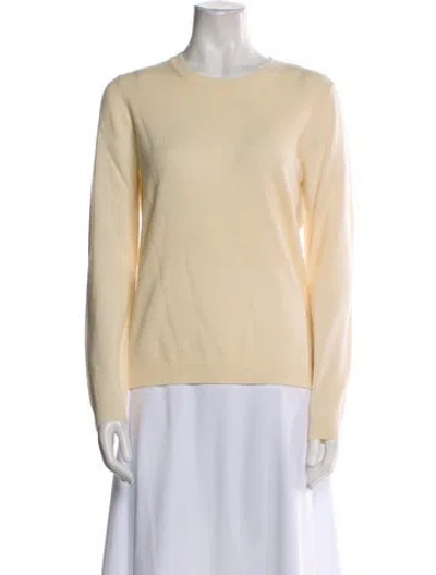 Pre-owned Theory Cashmere Crew Neck Sweater In Neutral