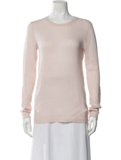 Pre-owned Theory Cashmere Crew Neck Sweater In Neutral