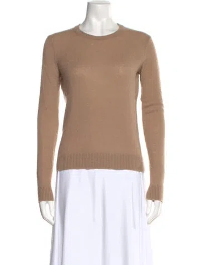 Pre-owned Theory Cashmere Crew Neck Sweater In Neutral