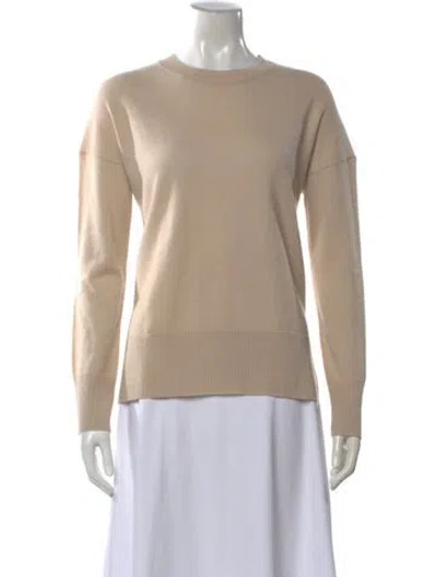Pre-owned Theory Cashmere Crew Neck Sweater In Neutral