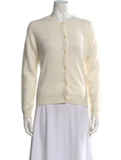 Pre-owned Theory Cashmere Crew Neck Sweater In Neutral