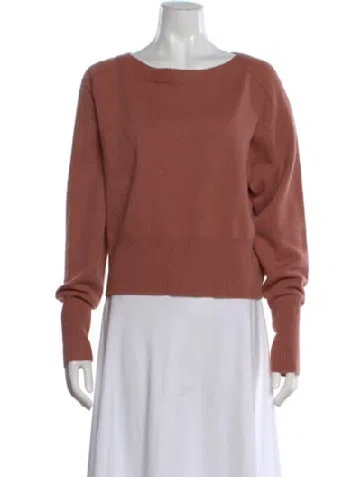 Pre-owned Theory Cashmere Crew Neck Sweater In Neutral