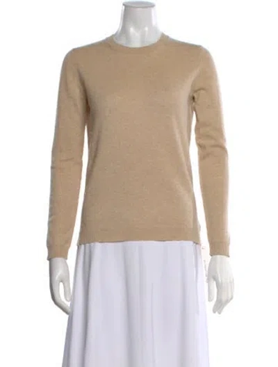 Pre-owned Theory Cashmere Crew Neck Sweater In Neutral