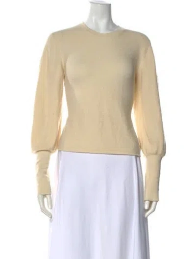 Pre-owned Theory Cashmere Crew Neck Sweater In Neutral