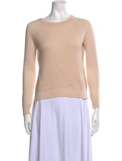 Pre-owned Theory Cashmere Crew Neck Sweater In Neutral
