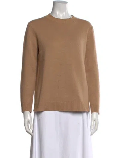 Pre-owned Theory Cashmere Crew Neck Sweater In Neutrals