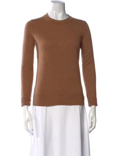Pre-owned Theory Cashmere Crew Neck Sweater In Neutrals