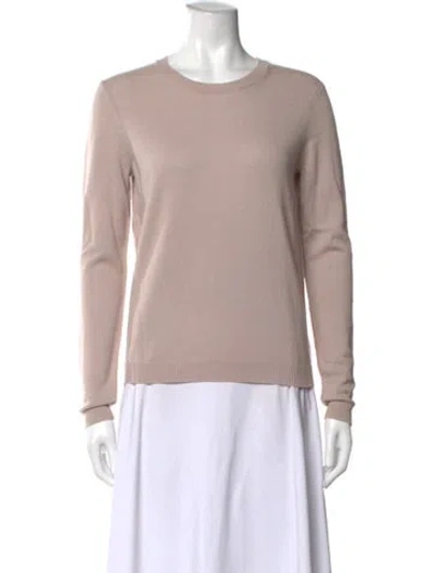 Pre-owned Theory Cashmere Crew Neck Sweater In Purple