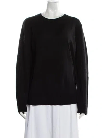 Pre-owned Theory Cashmere Crew Neck Sweater W/ Tags In Black