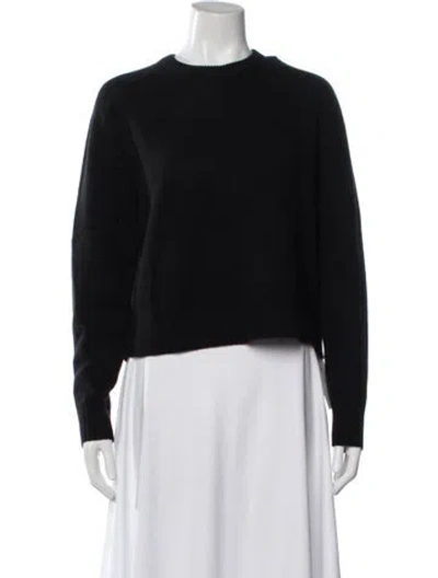 Pre-owned Theory Cashmere Crew Neck Sweater W/ Tags In Black
