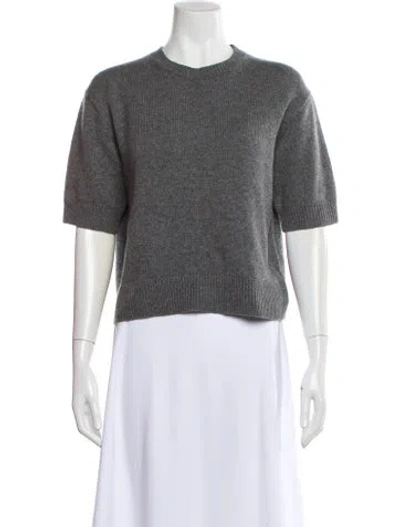 Pre-owned Theory Cashmere Crew Neck Sweater W/ Tags In Gray