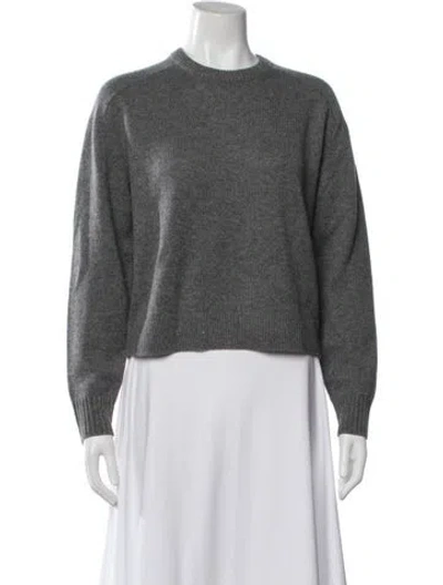 Pre-owned Theory Cashmere Crew Neck Sweater W/ Tags In Gray