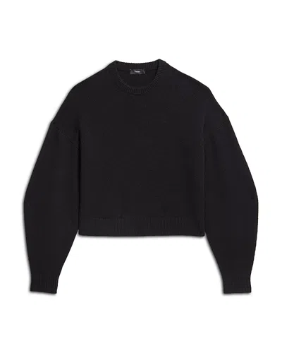 Theory Cashmere Crewneck Sweater In Blue