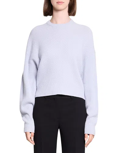 Theory Cashmere Crewneck Sweater In Blue