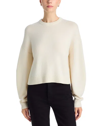 Theory Cashmere Crewneck Sweater In Gray