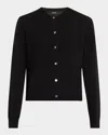Theory Cashmere Cardigan In Blk