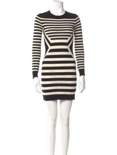 Pre-owned Theory Cashmere Mini Dress In Black