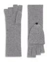 Theory Fold-back Gloves In Cashmere
