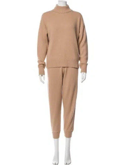 Pre-owned Theory Cashmere Pant Set In Neutral