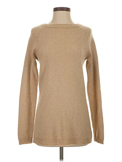 Pre-owned Theory Cashmere Pullover Sweater In Brown