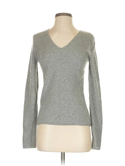 Pre-owned Theory Cashmere Pullover Sweater In Gray