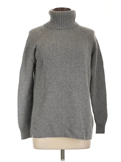 Pre-owned Theory Cashmere Pullover Sweater In Gray