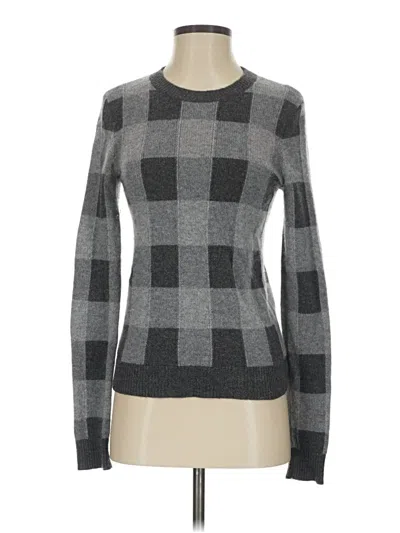 Pre-owned Theory Cashmere Pullover Sweater In Gray