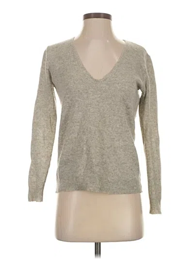 Pre-owned Theory Cashmere Pullover Sweater In Gray
