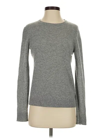 Pre-owned Theory Cashmere Pullover Sweater In Gray