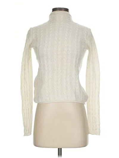 Pre-owned Theory Cashmere Pullover Sweater In Ivory