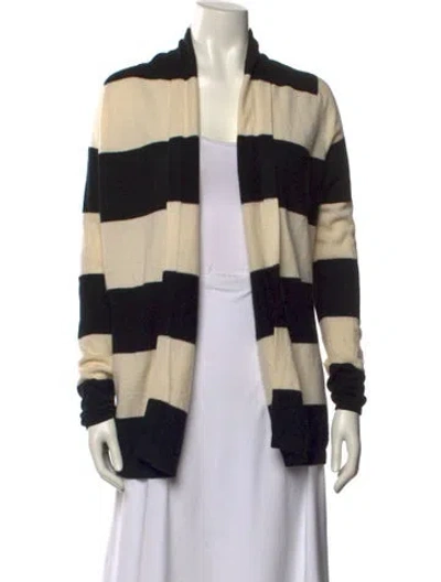 Pre-owned Theory Cashmere Striped Sweater