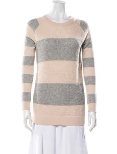 Pre-owned Theory Cashmere Striped Sweater In Multi