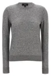 Theory Fitted Cashmere Sweater With Crew Neck In Gray