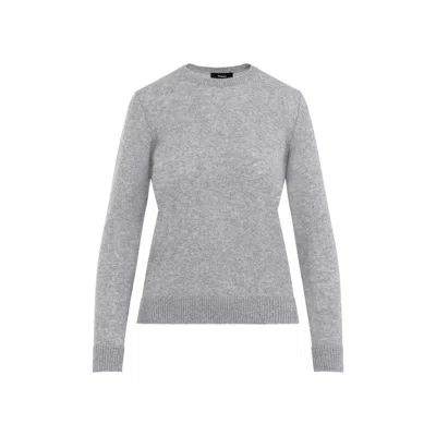 Theory Cashmere Jumper In Grey