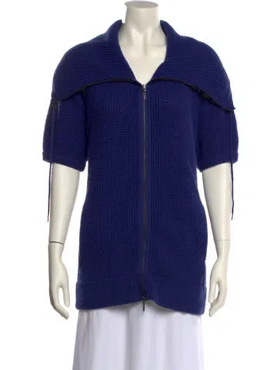 Pre-owned Theory Cashmere Sweater In Blue