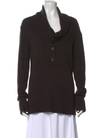 Pre-owned Theory Cashmere Sweater In Brown