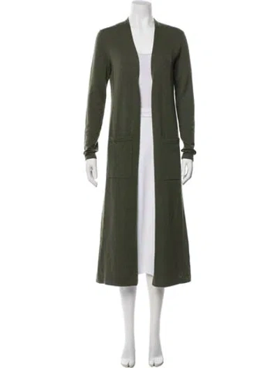 Pre-owned Theory Cashmere Sweater In Green
