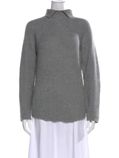 Pre-owned Theory Cashmere Sweater In Grey