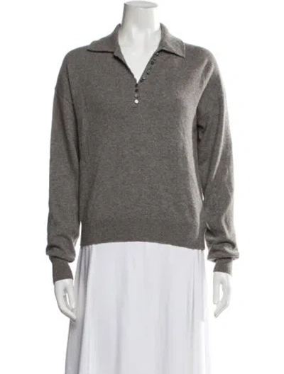 Pre-owned Theory Cashmere Sweater In Grey