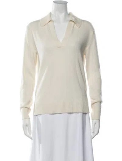 Pre-owned Theory Cashmere Sweater In Neutrals
