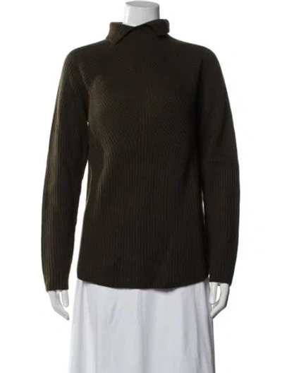 Pre-owned Theory Cashmere Sweater W/ Tags In Green