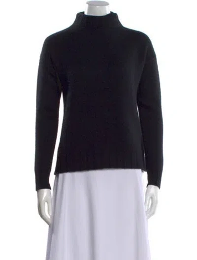 Pre-owned Theory Cashmere Turtleneck Sweater In Black