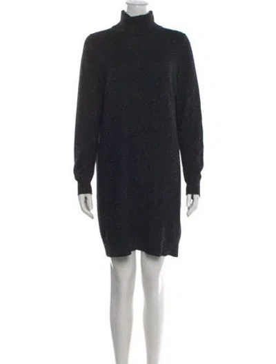 Pre-owned Theory Cashmere Turtleneck Sweater In Black