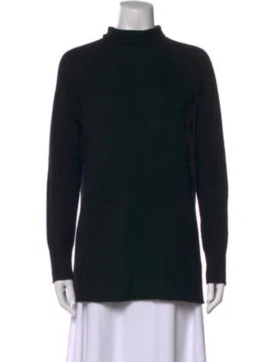 Pre-owned Theory Cashmere Turtleneck Sweater In Black