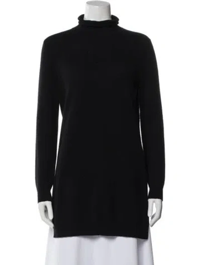 Pre-owned Theory Cashmere Turtleneck Sweater In Blue