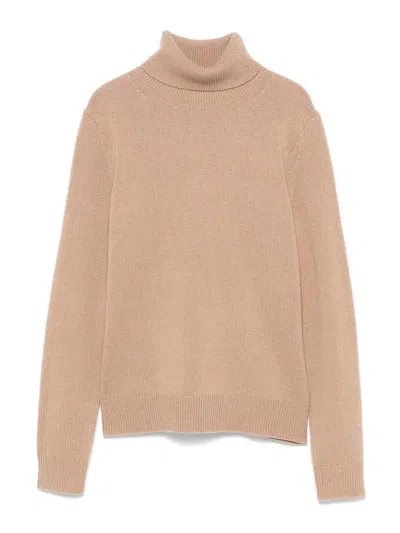 Theory Cashmere Turtleneck Sweater In Camel